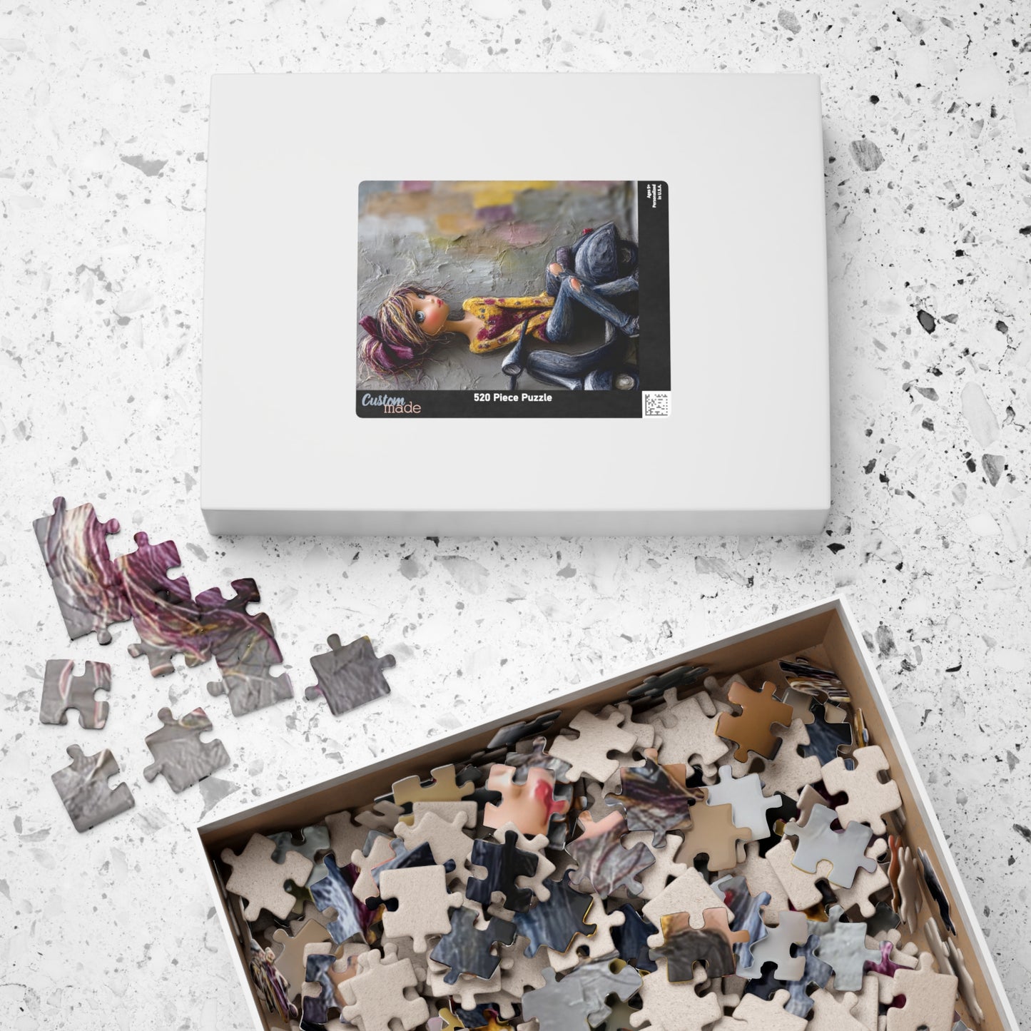 Artistic Girl Puzzle, 110, 252, 520, 1014-piece, Fun Family Activity, Gift for Art Lovers
