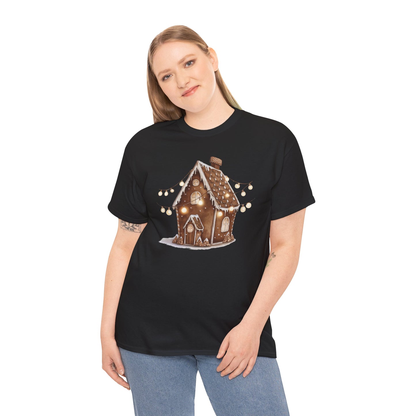 Festive Gingerbread House Tee | Unisex Heavy Cotton T-Shirt, Cozy Holiday Apparel, Christmas Gift, Winter Wonderland Clothing, Cute [...]