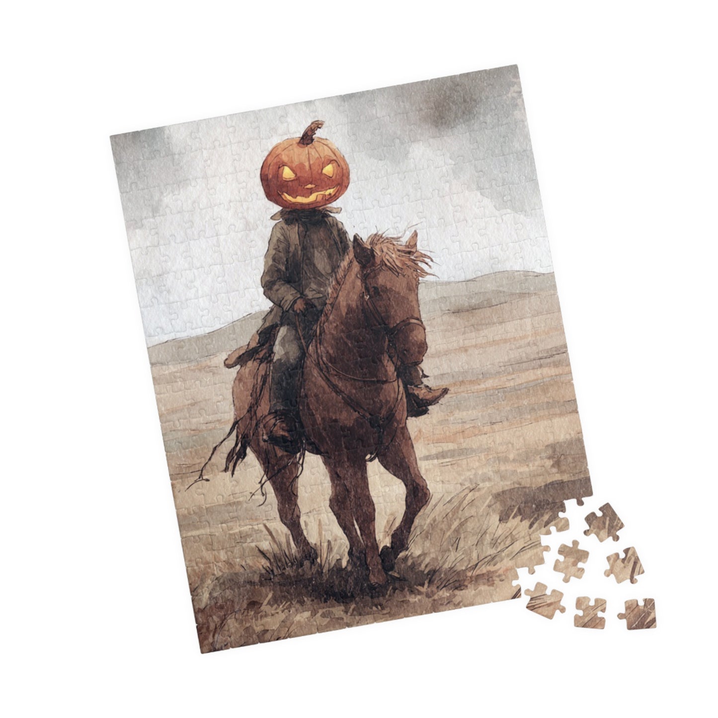 Whimsical Ghost Puzzle - Perfect for Halloween Fun, Family Time, Cozy Nights In, Gifts, and Seasonal Decor