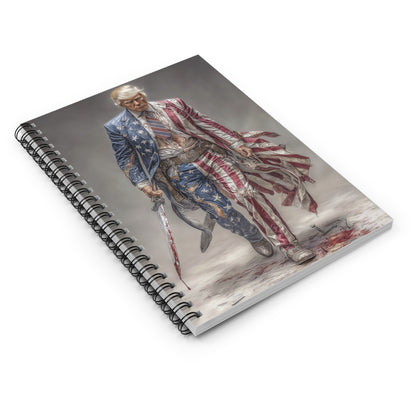 Patriotic Spiral Notebook, Motivational Journal, Unique Gift for Political Enthusiasts, American Pride Note-taking, Ideal for Events [...]