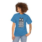 Line Art Abstract Cat Graphic Tee, Unisex Heavy Cotton Tee, Cute Cat Shirt, Unique Gift for Cat Lovers