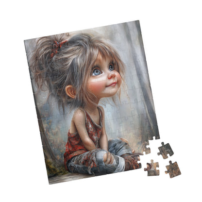 Charming Child Puzzle - 110, 252, 520, 1014-piece Jigsaw, Relaxing Family Activity, Great Gift for Kids, Birthday Fun, Home Decor