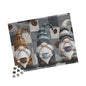 Cozy Gnome Puzzle | 110, 252, 520, 1014-piece Family Activity, Gift for Puzzle Lovers, Holiday Decor