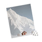 Cozy Winter Puzzle: Scenic Mountain Cabin, Family Fun, Gift for Puzzle Lovers, Holiday Activity, Home Décor