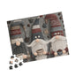 Coffee Gnomes Holiday Puzzle for Family Fun, Christmas Jigsaw, Festive Activity for Gatherings, 110-1014 Pieces