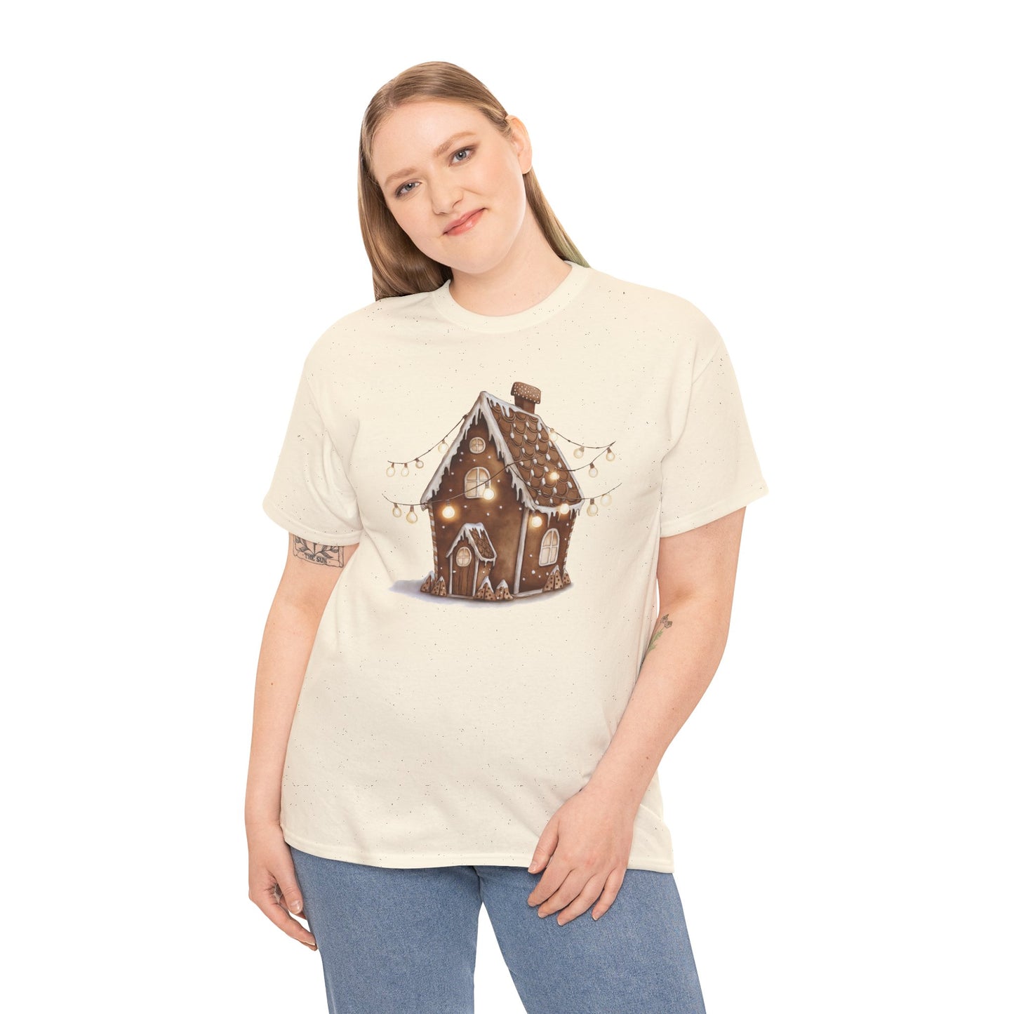 Festive Gingerbread House Tee | Unisex Heavy Cotton T-Shirt, Cozy Holiday Apparel, Christmas Gift, Winter Wonderland Clothing, Cute [...]