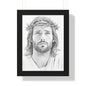 Framed Jesus Poster, Christian Art, Religious Decor, Inspirational Wall Art, Home Decoration, Gift for Faith
