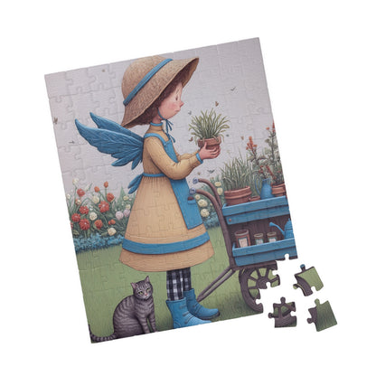 Charming Fairy Garden Puzzle - 110, 252, 520, 1014-piece | Whimsical Decor, Gift for Garden Lovers,Relaxation Activity