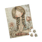Cute Illustrated Girl Puzzle, Charming Wall Art for Kids, 110-1014 Piece, Perfect Gift for Birthdays, Family Game Nights, Educational Toys