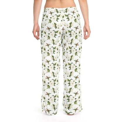 Hummingbird Women's Pajama Pants - Cute Bird Watcher Design