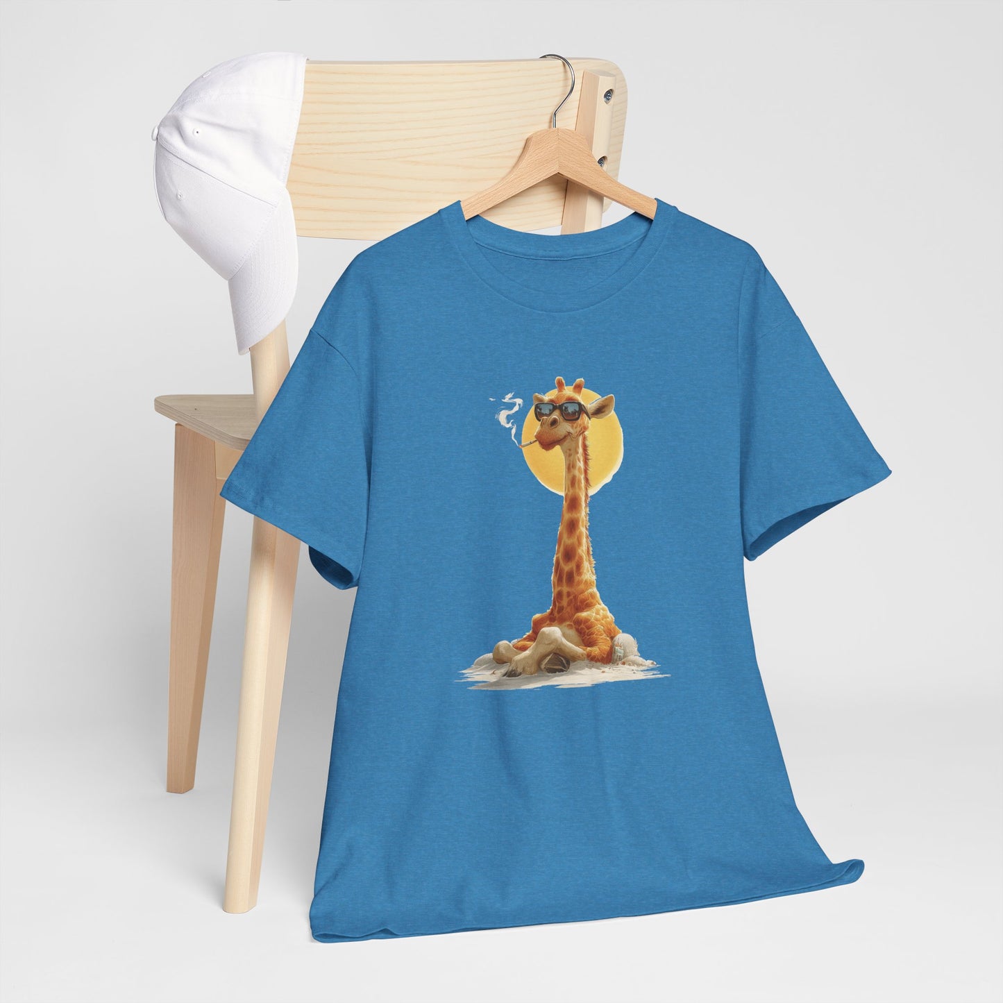 Cool Giraffe Graphic Tee, Unisex Funny Shirt, Casual Summer Top
