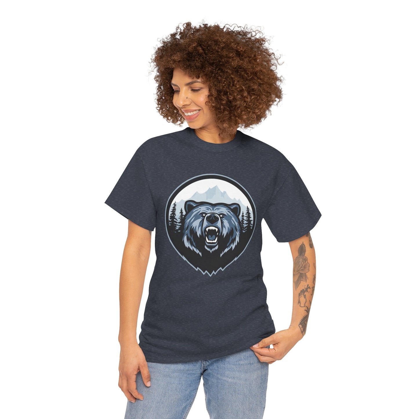 Majestic Bear Graphic Tee | Unisex Heavy Cotton Shirt, Animal Lover Gift, Outdoor Adventure Wear, Nature Lover Apparel, Birthday Gift, [...]