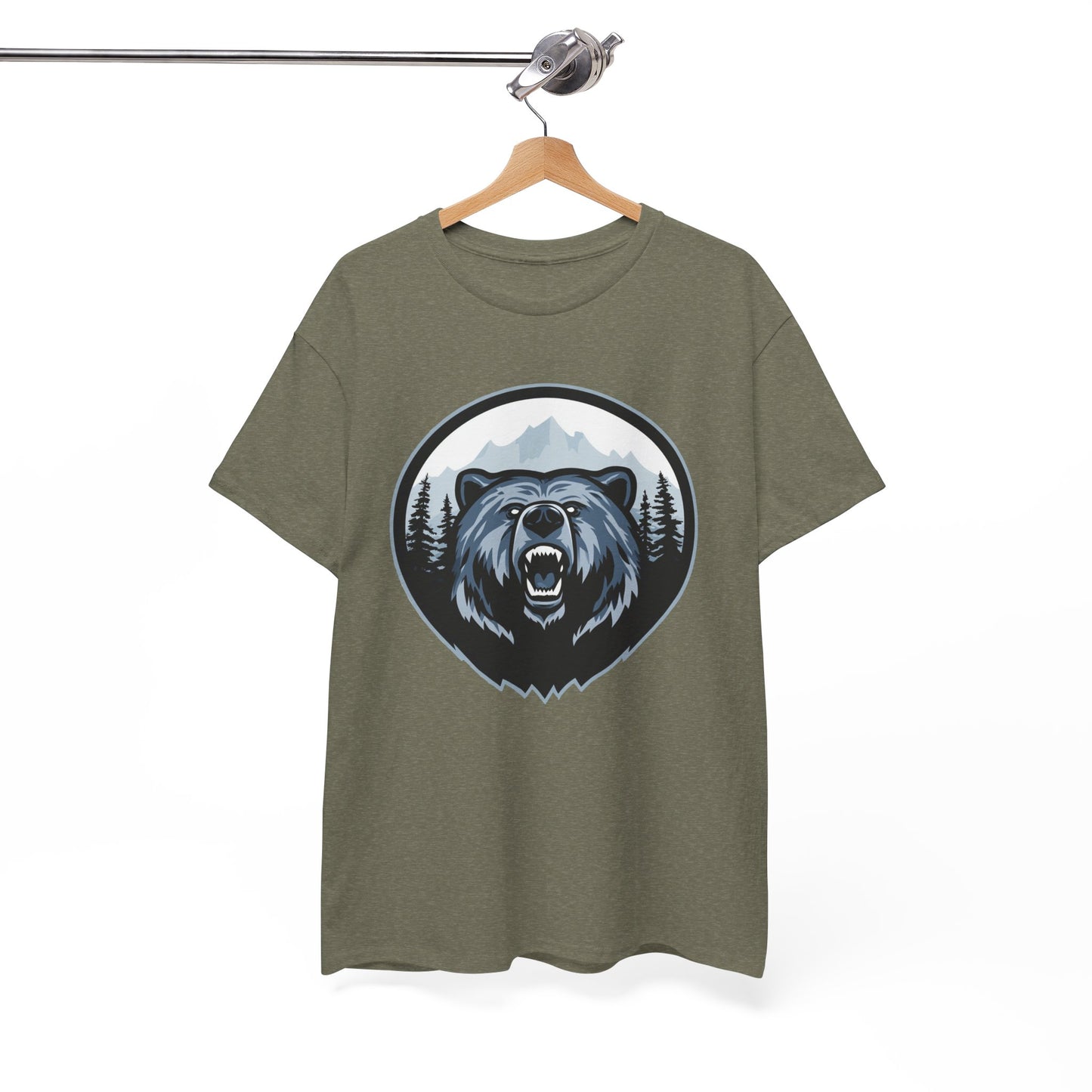 Majestic Bear Graphic Tee | Unisex Heavy Cotton Shirt, Animal Lover Gift, Outdoor Adventure Wear, Nature Lover Apparel, Birthday Gift, [...]