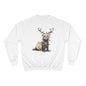 Otter Wants to be a Reindeer Champion Sweatshirt, Cozy Holiday Apparel, Christmas Gift, Cute Winter Wear