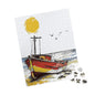 Beach Boat Puzzle - 110, 252, 520, & 1014-piece Options | Boat Artwork, Family Game Night, Gift for Beach Lovers, Relaxation Activity, [...]
