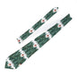 Santa Peeking through Forest Pattern Tie, Holiday Gift for Him, Eco-Friendly Accessory