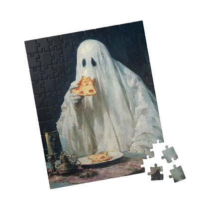 Ghostly Pizza Puzzle Collection - Fun for Families, Halloween Decor, Gift for Puzzle Lovers, Home Activity