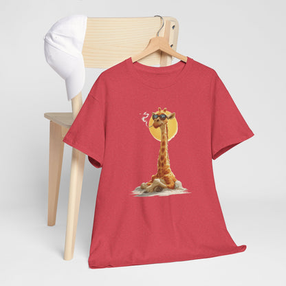 Cool Giraffe Graphic Tee, Unisex Funny Shirt, Casual Summer Top