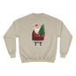 Santa’s Christmas Tree Sweatshirt, Cozy Holiday Wear, Sweatshirt for Winter, Cute Santa Design, Unisex Holiday Apparel