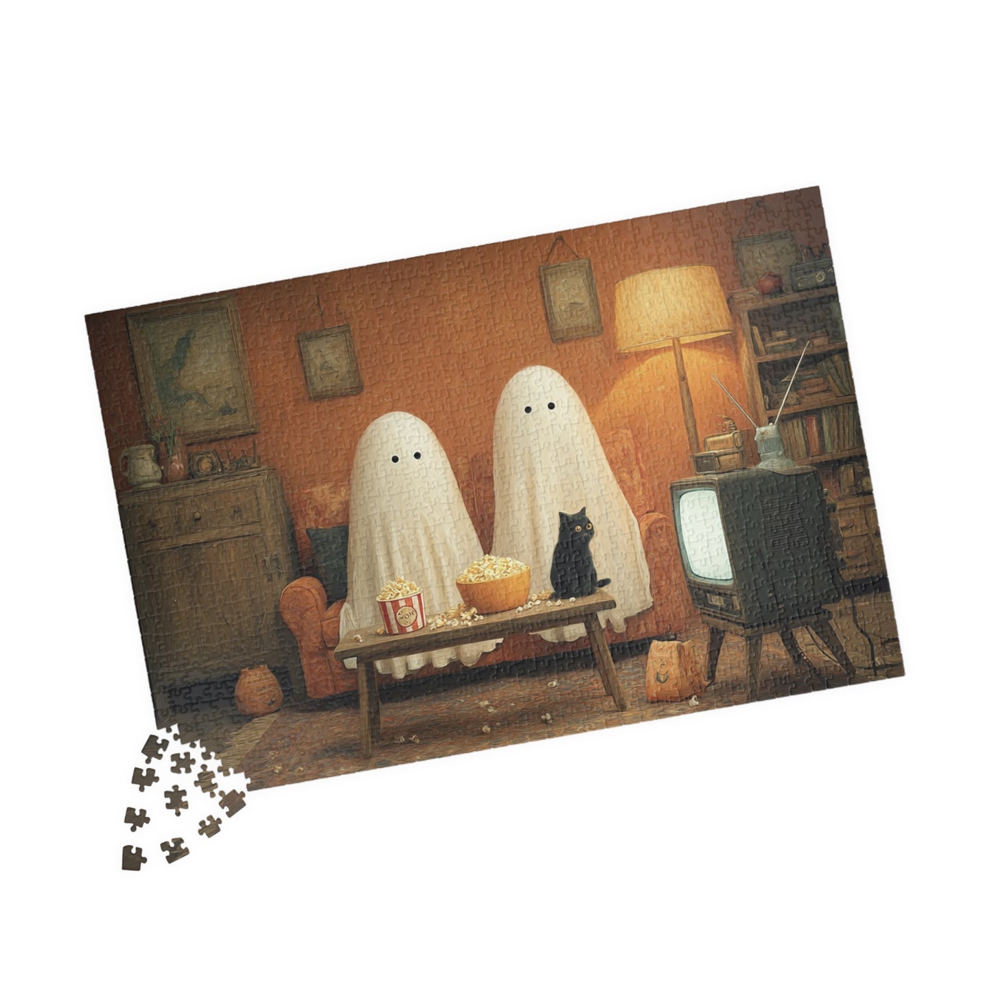 Ghost Movie Night Puzzle - 110-1014 Piece Options