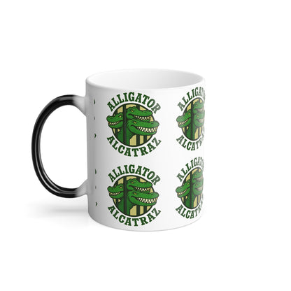 Color Morphing Mug with Alligator Alcatraz Design - Fun Gift for Trump Lovers, Unique Coffee Gift