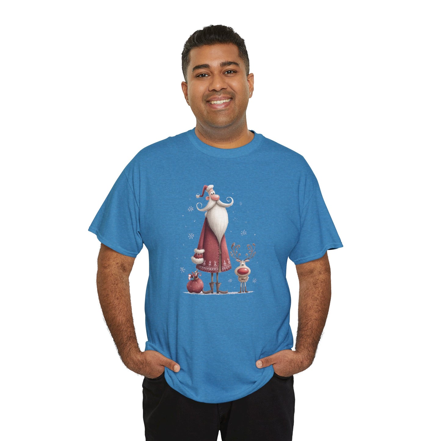 Christmas Cheer Unisex Heavy Cotton Tee, Holiday Gift