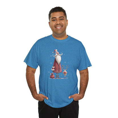 Christmas Cheer Unisex Heavy Cotton Tee, Holiday Gift