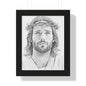 Framed Jesus Poster, Christian Art, Religious Decor, Inspirational Wall Art, Home Decoration, Gift for Faith