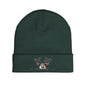 Beanie Hat - Peeking Rudolf with Christmas Lights Embroidered