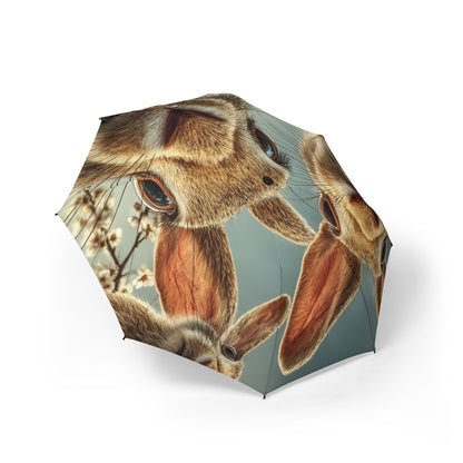 Charming Rabbit-Themed Umbrella | Cute Animal Gift, Rainy Day Essential, Unique Decor