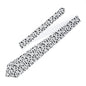 Necktie - Black Tiny Hearts on White Design Elegant Men's Formalwear Accessory