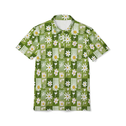 Vibrant Floral Unisex Polo Shirt, Casual Summer Wear, Spring Fashion, Garden Party Attire, Everyday Essentials