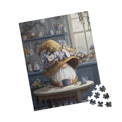 Charming Gnome Puzzle, 110 to 1014-piece Jigsaw, Perfect Gift for Adults, Family Fun Activity, Relaxation Hobby