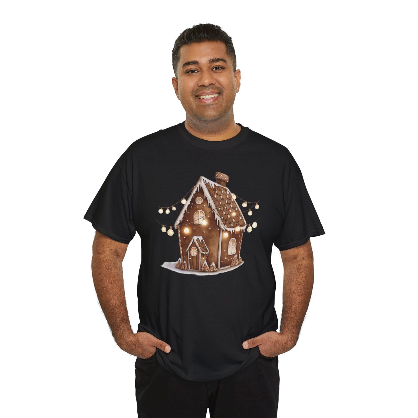 Festive Gingerbread House Tee | Unisex Heavy Cotton T-Shirt, Cozy Holiday Apparel, Christmas Gift, Winter Wonderland Clothing, Cute [...]