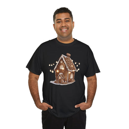Festive Gingerbread House Tee | Unisex Heavy Cotton T-Shirt, Cozy Holiday Apparel, Christmas Gift, Winter Wonderland Clothing, Cute [...]