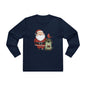 Santa Claus Longsleeve Tee - Perfect for Christmas, Holiday Gatherings, Winter Wear, Gift for Him, Festive Style