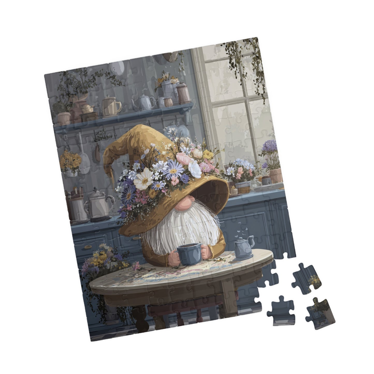 Charming Gnome Puzzle, 110 to 1014-piece Jigsaw, Perfect Gift for Adults, Family Fun Activity, Relaxation Hobby