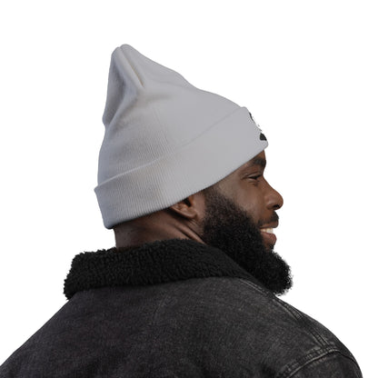 Embroidered Elon Musk Knit Beanie, Cozy Winter Hat, Funny Gift for Him, Political Satire Fashion