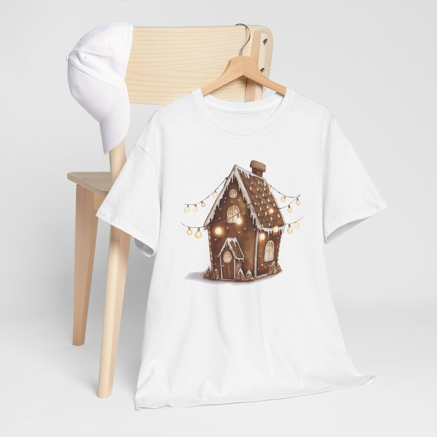 Festive Gingerbread House Tee | Unisex Heavy Cotton T-Shirt, Cozy Holiday Apparel, Christmas Gift, Winter Wonderland Clothing, Cute [...]