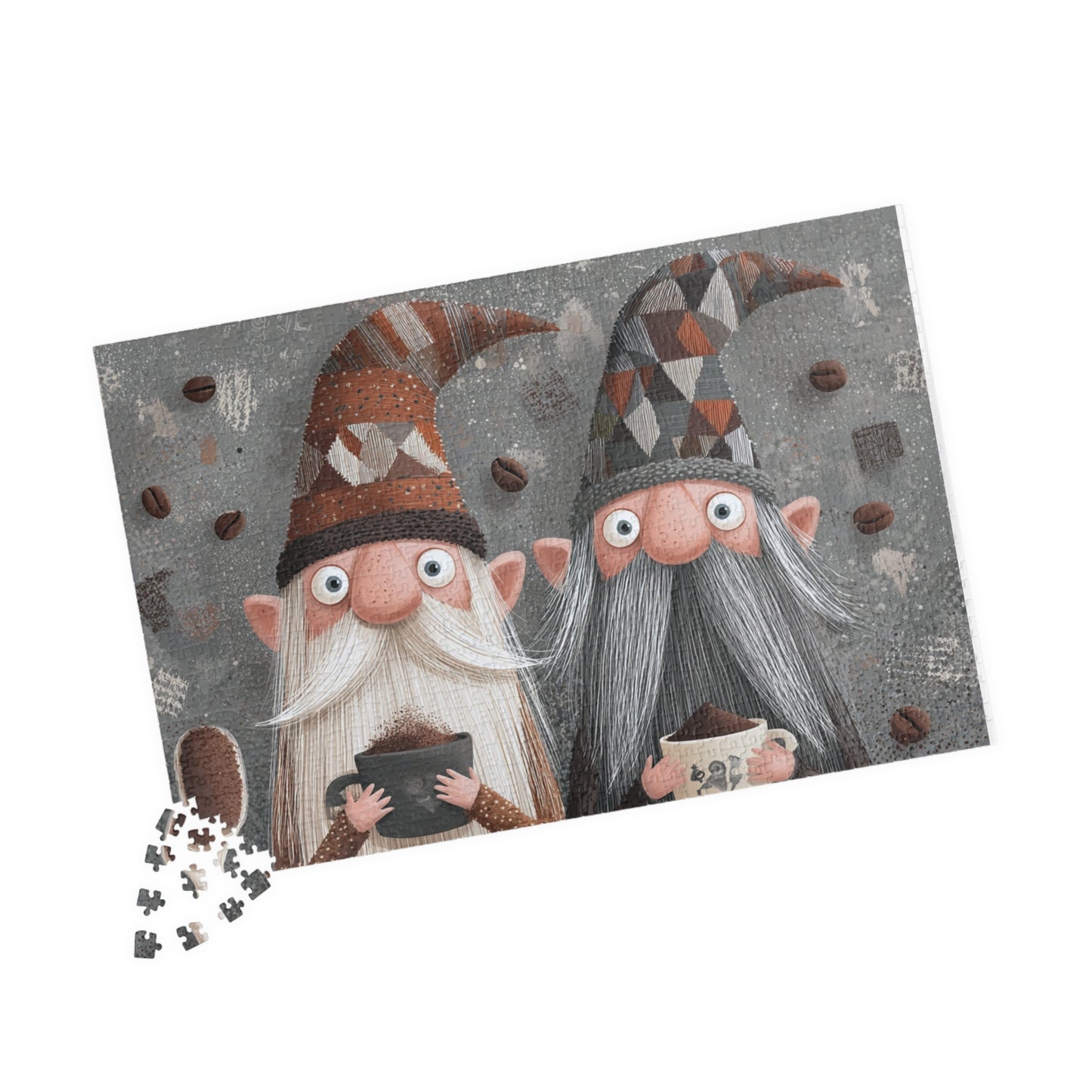 Cozy Coffee-Themed Puzzle | 110, 252, 520, 1014 Pieces | Perfect for Family Fun, Gift for Coffee Lovers, Holiday Activity, Puzzle [...]