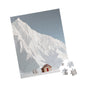 Cozy Winter Puzzle: Scenic Mountain Cabin, Family Fun, Gift for Puzzle Lovers, Holiday Activity, Home Décor