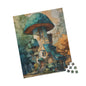 Enchanting Mushroom House Puzzle - Family Fun