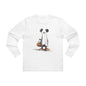 Ghostly Mickey Men’s Long Sleeve Tee - Halloween, Casual Wear, Holiday Gift, Fashion Layering, Fun Apparel