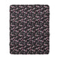Sherpa Fleece Blanket - Pink Girl Grunge Halloween Bats