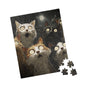 Cat-Themed Puzzle for Cat Lovers, 110-1014 Piece Jigsaw Fun, Halloween Game, Gift for Cat Enthusiasts
