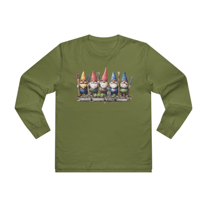 Garden Gnome Longsleeve Tee - Perfect for Garden Lovers, Gift for Nature Enthusiasts, Unique T-Shirt