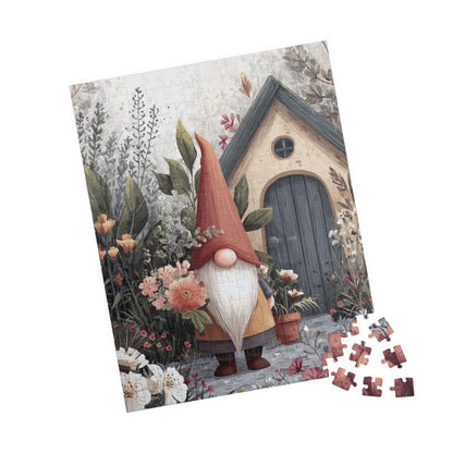 Autumn Gnome Puzzle: 110, 252, 520, 1014-piece, Fun Family Activity, Gift for Garden Lovers, Perfect for Gatherings