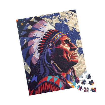 Native American Inspired Puzzle - 110 to 1014-piece, Educational Gift, Cultural Appreciation, Heritagemontagery