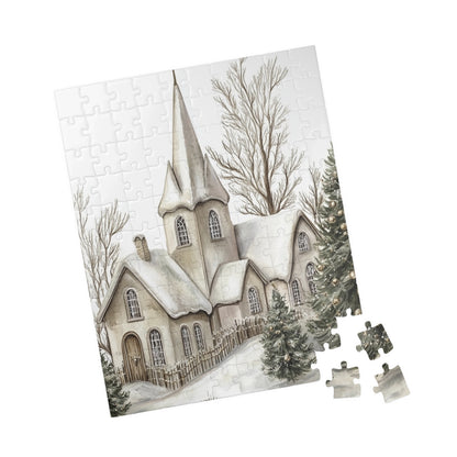 Winter Wonderland Puzzle, Cozy Family Activity, Holiday Home Decor, 110-1014 Pieces, Christmas Gift Idea, Relaxing Puzzle Fun