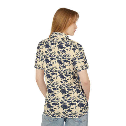 Nautical Unisex Polo Shirt, Beach Party Outfit, Summer Casual Wear, Vacation Shirt, Gift for Boating Lovers